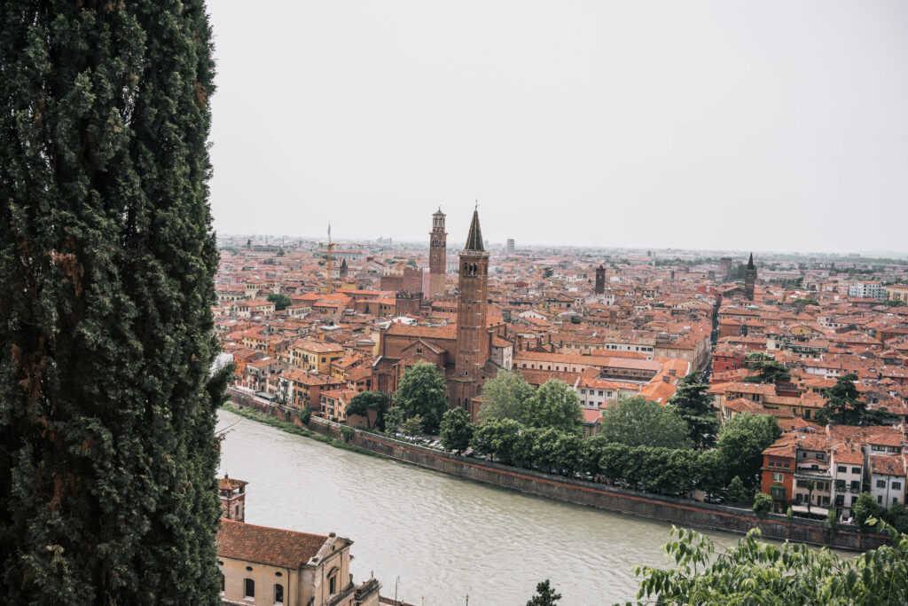 Utsikt över Italiensk stad